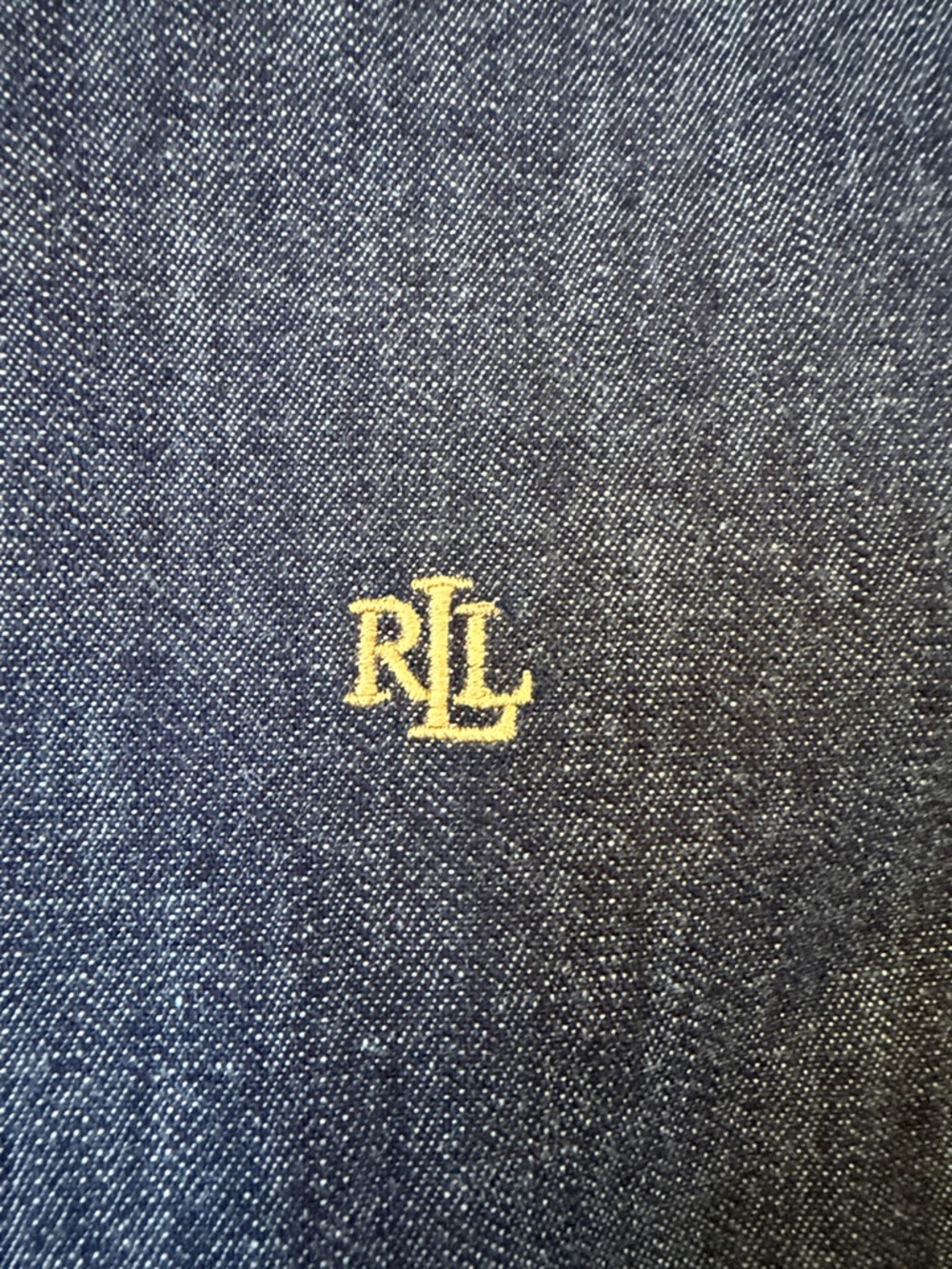 Lauren by Ralph Lauren Jamelko Classic Fit Denim Button-Up Shirt - NWOT - Picture 3 of 12